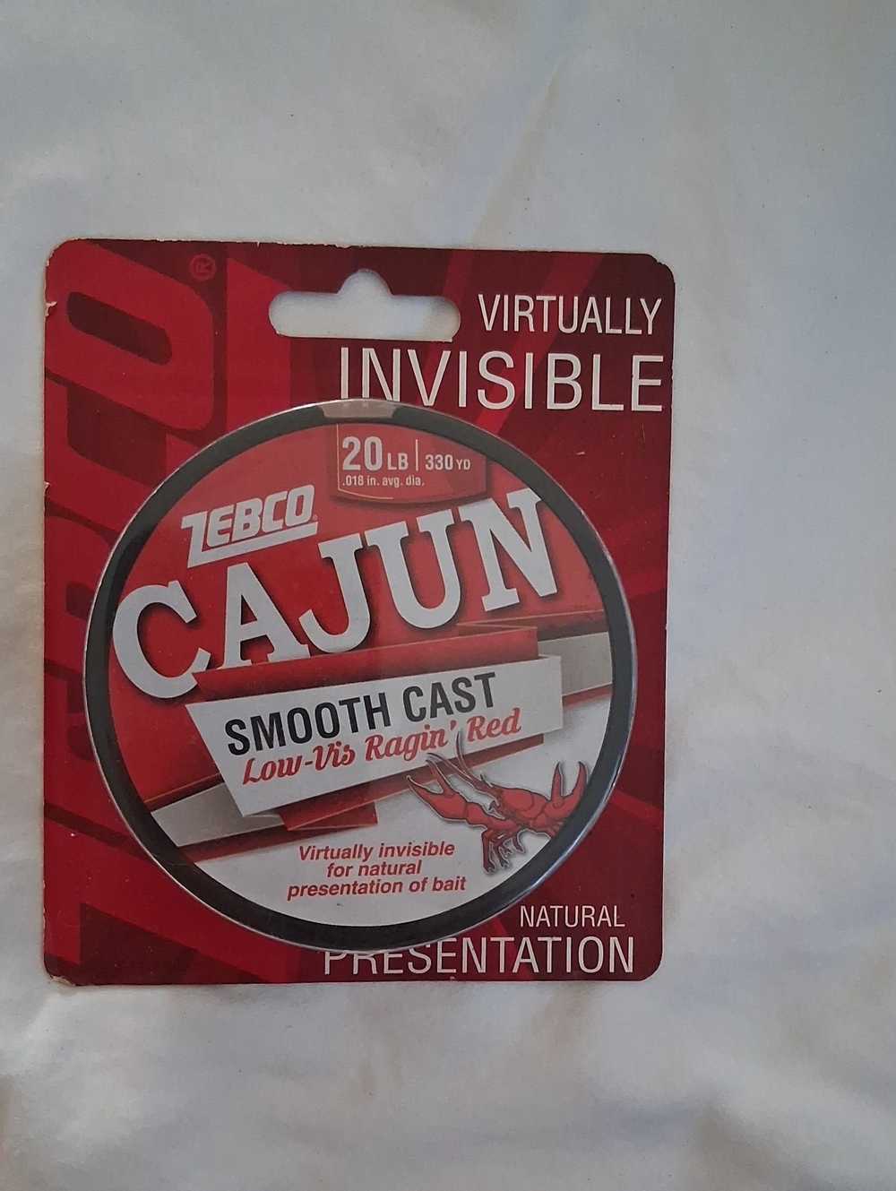Zebco Cajun Smooth Cast Fishing Line - Red